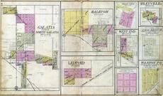 Galatia, Raleigh, Ledford, Texas City, Rileyville, West End, Long Branch, Wasson, Saline County 1908
